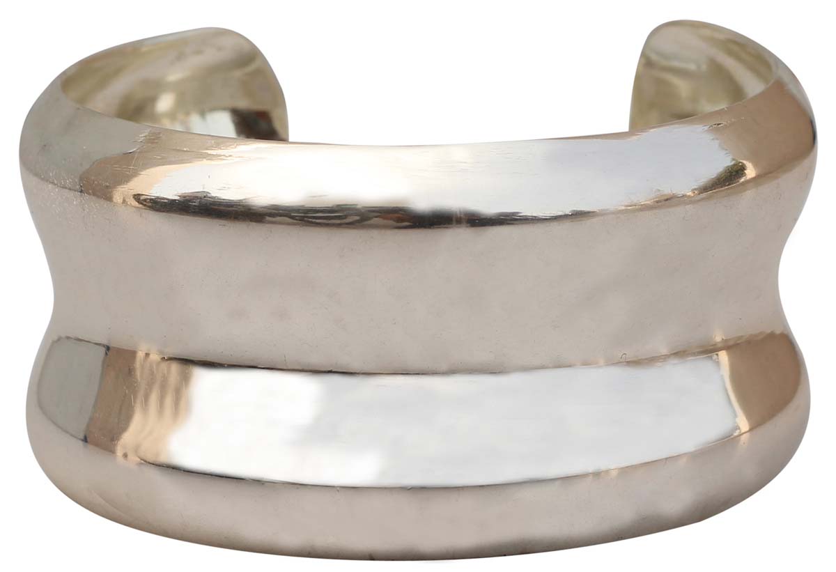 Bracelets in Bulk – 1.38" Cuff Bracelet – Cast in Brass – Silver Plated – Wholesale Bulk Bracelets 